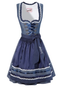 ANDREAS GABALIER KOLLEKTION, Andreas Gabalier Kollektion Dirndl midi in Jeans-Optik, 