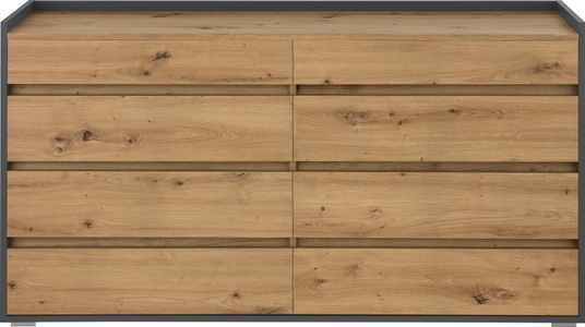 INOSIGN, INOSIGN Kommode »Kosmo«, Breite 142 cm, 8 Schubkästen, INOSIGN Kommode »Kosmo«, 8 Schubladen mit Vollauszug