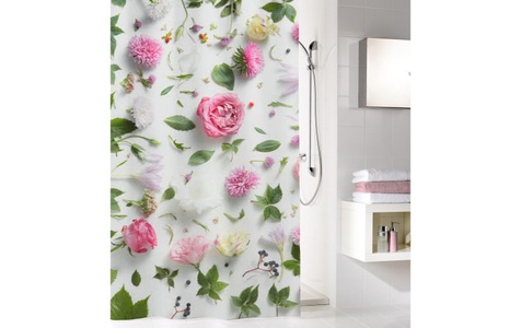 Kleine Wolke, Duschvorhang Rosalie multicolor 180x180 cm, Kleine Wolke Duschvorhang »Rosalie«