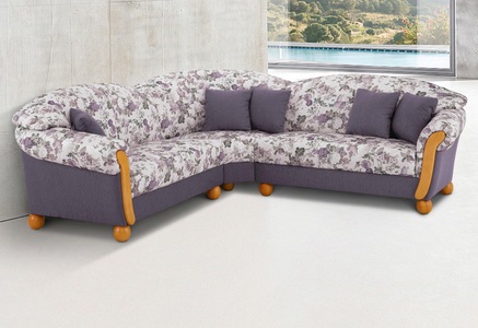 HOME AFFAIRE, Home affaire Ecksofa »Milano«, gleichschenklig, Home affaire Ecksofa »Milano, L-Form«, gleichschenklig
