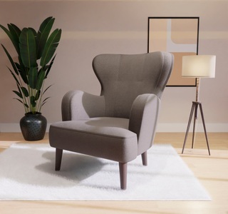 Home affaire Sessel »SICILIA B/T/H: 68/64/88 cm«, moderner Ohrensessel