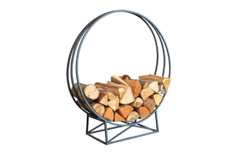 Esschert Design, Esschert Design Holzregal Rund, Eisen Regal, esschert design Kaminholzregal »Holzlager rund«