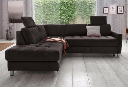 SIT&MORE, sit&more Ecksofa, sit&more Ecksofa »Pablo L-Form«, wahlweise mit Bettfunktion