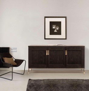 Woodman Sideboard »Parlan«, mit drei Holztüren und Anschlagdämpfern, sowie Soft-Close-Funktion, Breite 150 cm