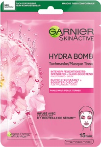 Garnier, Garnier Skin Active Garnier Skin Active Hydra Bomb Tuchmaske Sakura #familyCode($!item.productFamily) 28.0 g, GARNIER SkinActive Hydra Bomb Tuchmaske Sakura (28g)
