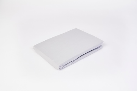 Journey Living, Journey Living - Fixleintuch Valby, Silver, 90-100 x 200 cm, Journey Living Spannbettlaken »Valby«, für Matratzenhöhe bis 25 cm