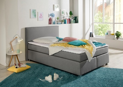 INOSIGN Boxspringbett »Eliana«, inkl. Topper, in 4 Breiten, 3 Matratzenarten und 2 Härtegraden
