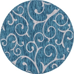 Myflair Möbel & Accessoires, Myflair Möbel & Accessoires Teppich »Outdoor Beauties«, rund, 4 mm Höhe, In- und Outdoor geeignet, ideal im Wohnzimmer & Schlafzimmer, Myflair Möbel & Accessoires Teppich »Outdoor Beauties«, rund, 4 mm Höhe, In- und Outdoor geeignet, ideal im Wohnzimmer & Schlafzimmer