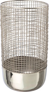 Creativ Deco, Creativ deco Windlicht »Weihnachtsdeko«, (1 St.), Korpus aus Aluminiumdrahtgeflecht, Creativ deco Windlicht »Weihnachtsdeko«, (1 St.), Korpus aus Aluminiumdrahtgeflecht