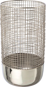Creativ Deco, Creativ deco Windlicht »Weihnachtsdeko«, (1 St.), Korpus aus Aluminiumdrahtgeflecht, Creativ deco Windlicht »Weihnachtsdeko«, (1 St.), Korpus aus Aluminiumdrahtgeflecht