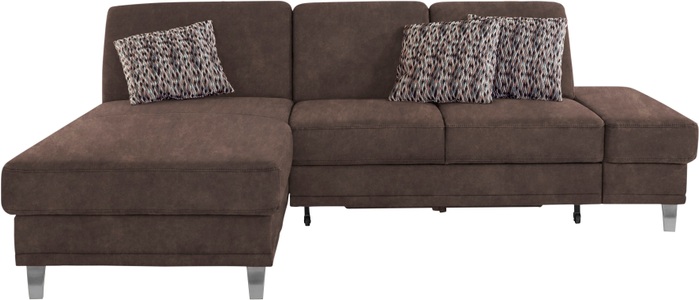 sit&more Ecksofa »Clio V«, wahlweise mit Bettfunktion oder Vorziehsitz und Bettkasten, Inklusive Federkern