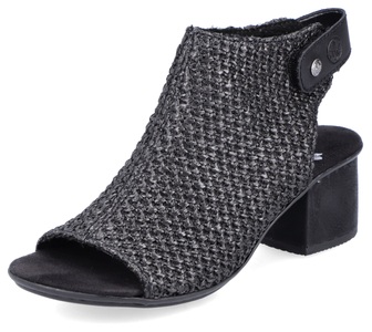 Rieker, Rieker Sandalette, in modischer Flecht-Optik, 