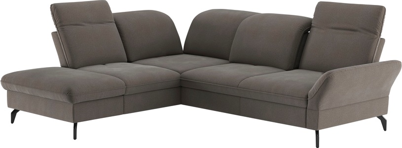 SIT&MORE, sit&more Ecksofa »Leandro L-Form«, Wahlweise mit Bett-, Kopfteil - und Armlehnfunktion, sowie Stauraum
