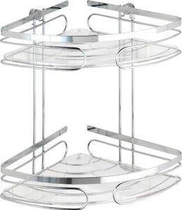 Wenko, WENKO Eckregal PREMIUM, Wenko Eckregal Premium Matt | 27.5 × 26.5 × 19 cm