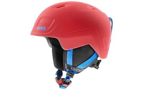 Uvex, Uvex Heyya Pro Skihelm - red - cyan mat, Uvex heyya pro Skihelm rot