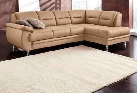 SIT&MORE, sit&more Ecksofa, sit&more Ecksofa »Mailand L-Form«, wahlweise mit Bettfunktion