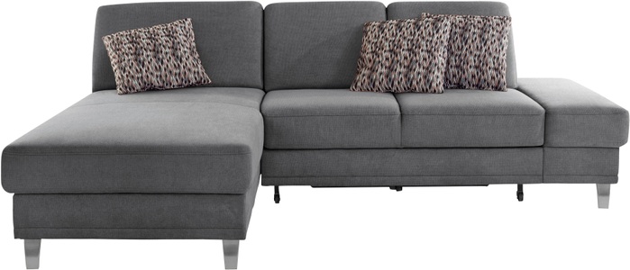 sit&more Ecksofa »Clio V«, wahlweise mit Bettfunktion oder Vorziehsitz und Bettkasten, Inklusive Federkern