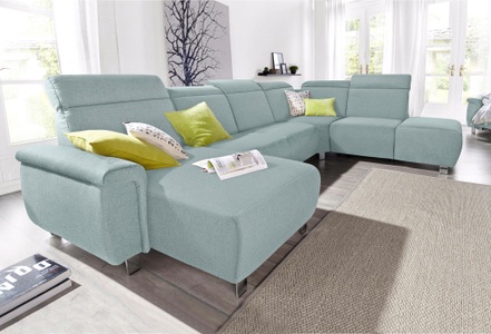 SIT&MORE, sit&more Wohnlandschaft »Township U-Form« wahlweise mit elektrischer Wallfree-Funktion, sit&more Wohnlandschaft »Township U-Form« wahlweise mit elektrischer Wallfree-Funktion