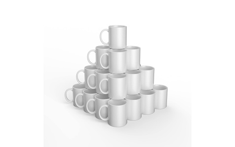 Cricut, Cricut 2008943 Tasse 340 ml Weiß 36 St., Cricut Tasse »Infusible Ink / Mug«
