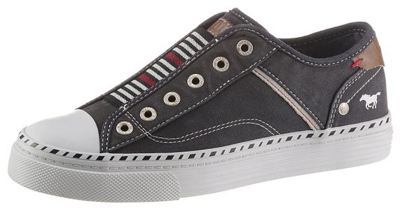 MUSTANG SHOES, Mustang Shoes Slip-On Sneaker, mit praktischem Gummizug, 
