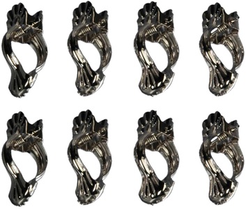 LIEDECO, Dekoklammer Liedeco, passend für Gardinenstangen (Packung), Liedeco Dekoklammer, (Packung, 8 St.), für Gardinenstangen Ø 12 mm