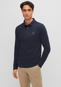 BOSS ORANGE Langarm-Poloshirt »Passerby«, mit kurzer Knopfleiste