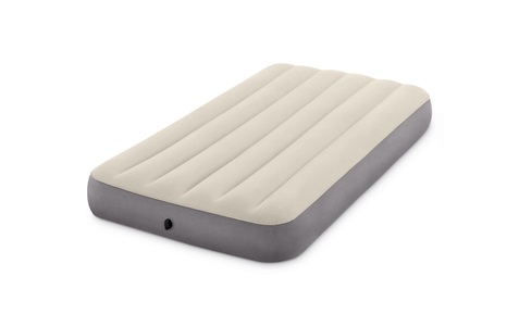 undefined, Intex 64101 Luftmatratze Einzelmatratze Beige, Grau, Intex Luftbett »Luftbett Deluxe Single-High Twin«
