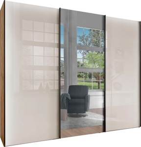 Wiemann, WIEMANN Schwebetürenschrank »Monaco«, hochwertige Glas- und Spiegelfront, WIEMANN Schwebetürenschrank »Monaco«, hochwertige Glas- und Spiegelfront
