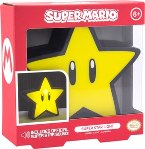 PALADONE, Paladone Dekoleuchte Super Mario, Paladone Dekolicht »Super Mario Super Star Leuchte mit Sound«