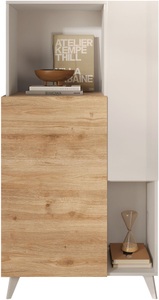 INOSIGN Highboard »Monaco Höhe 154 cm, Kommode mit 2 Türen«, Soft/Self Closing