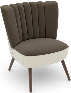 MAX WINZER, Max Winzer® Sessel »build-a-chair Aspen«, im Retrolook, zum Selbstgestalten, Max Winzer® Sessel »build-a-chair Aspen, Loungesessel mit Samtvelours Bezug,«, im Retrolook, zum Selbstgestalten