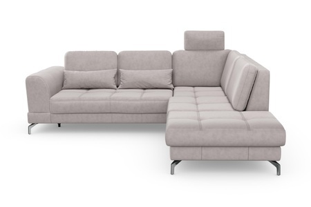 sit&more Ecksofa »Bendigo V«, inklusive Sitztiefenverstellung, Bodenfreiheit 12 cm, wahlweise in 2 unterschiedlichen Fussfarben