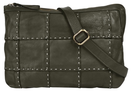 SAMANTHA LOOK, Samantha Look Umhängetasche, (1 tlg.), echt Leder, Made in Italy, Samantha Look Umhängetasche, echt Leder, Made in Italy