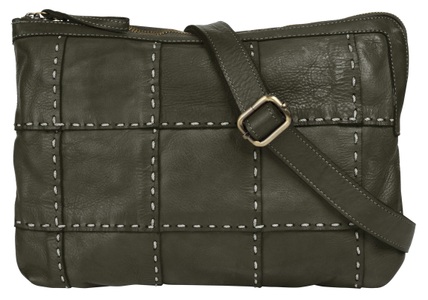 SAMANTHA LOOK, Samantha Look Umhängetasche, (1 tlg.), echt Leder, Made in Italy, Samantha Look Umhängetasche, echt Leder, Made in Italy