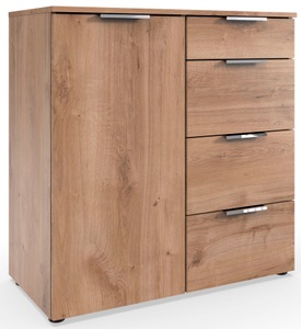 Fresh To Go Kombikommode »Level«, 1-türig, mit 4 Schubladen und soft-close Funktion, 84cm breit