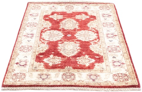MorgenLand, morgenland Wollteppich »Ziegler Teppich handgeknüpft rot«, rechteckig, 6 mm Höhe, morgenland Wollteppich »Ziegler Teppich handgeknüpft rot«, rechteckig, 6 mm Höhe