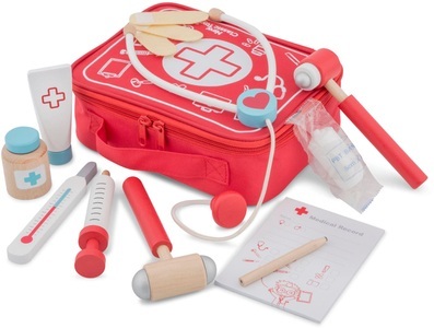New Classic Toys, New Classic Toys Spiel-Set ARZTTASCHE 14-teilig in rot, New Classic Toys® Spielzeug-Arztkoffer »Educational, Arzt Spielset«