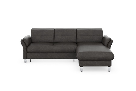 sit&more Ecksofa »Grenoble«, inklusive Federkern, wahlweise mit Bettfunktion, Bettkasten, Armteilverstellung und Kopfteilverstellung