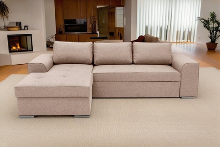 GEPADE, GEPADE Ecksofa »Karla«, inkl. Bettfunktion und Bettkasten, GEPADE Ecksofa »Karla, L-Form«, inkl. Bettfunktion und Bettkasten