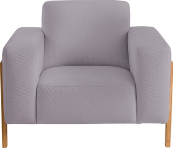 exxpo - sofa fashion Sessel, im Scandinavian Design, mit Massive Holzfüsse, frei im Raum stellbar