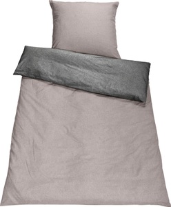 SETEX Wendebettwäsche »Chambray«, (2 tlg.), mit Wendefunktion