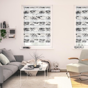 LICHTBLICK ORIGINAL, LICHTBLICK ORIGINAL Doppelrollo »Duo Rollo Klemmfix, ohne Bohren, blickdicht, Black Watercolor Branches - Schwarz«, halbtransparent, freihängend, Verdunkelung, energiesparend, Basic, monochrom, gewebt, Dim Out, Breite 145 cm, Thermo, LICHTBLICK ORIGINAL Doppelrollo »Duo Rollo Klemmfix, ohne Bohren, blickdicht, Black Watercolor Branches - Schwarz«, halbtransparent, freihängend, Verdunkelung, energiesparend, Basic, monochrom, gewebt, Dim Out, Breite 145 cm, Thermo
