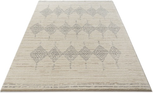 GINO FALCONE, Gino Falcone Teppich »Durlesti 4925«, rechteckig, Kurzflor, modernes Rauten Design, Boho, Wohnzimmer, Esszimmer, Gino Falcone Teppich »Durlesti 4925«, rechteckig, 13 mm Höhe, Kurzflor, modernes Rauten Design, Boho, Wohnzimmer, Esszimmer