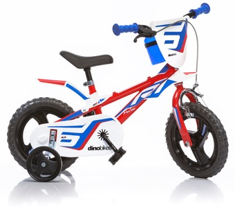 Dino, Dino Kinderfahrrad »Mountainbike 12 Zoll«, 1 Gang, mit Stützrädern, Frontschild und coolen Schutzblechen, Dino Kinderfahrrad »Mountainbike 12 Zoll«, 1 Gang, mit Stützrädern, Frontschild und coolen Schutzblechen