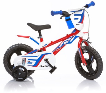 Dino, Dino Kinderfahrrad »Mountainbike 12 Zoll«, 1 Gang, mit Stützrädern, Frontschild und coolen Schutzblechen, Dino Kinderfahrrad »Mountainbike 12 Zoll«, 1 Gang, mit Stützrädern, Frontschild und coolen Schutzblechen