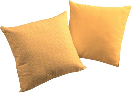Adam elements, Adam Elements - ADAM - Kissenbezug Graphic Ventus 40 cm x 40 cm, Gelb, Adam Dekokissen »Graphic Ventus«, mit feiner Struktur, Wendekissenhülle ohne Füllung, 1 Stück
