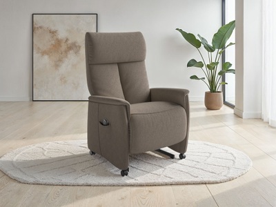 Sit & More, sit&more TV-Sessel "Cremona Comfort" wahlweise manuell oder elektrischer Funktion mit Akku