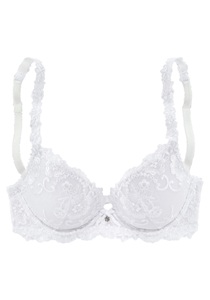 LASCANA Push-up-BH »Wanda«, mit Bügel, mit schöner Stickereispitze, Dessous