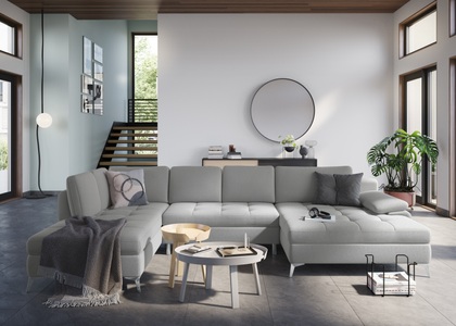 sit&more Wohnlandschaft, mit Mega-Recamiere, wahlweise mit Bettfunktion und Bettkasten