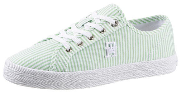 Tommy Hilfiger, Tommy Hilfiger Sneaker »ESSENTIAL SNEAKER IN SEERSUCKER«, mit TH-Stickerei, 